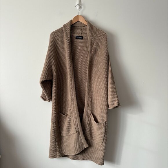 The Skinny Erinn Knit Cardigan Brown Taupe  OS - Picture 6 of 10
